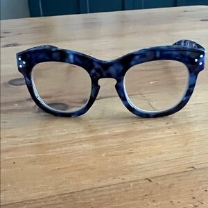 Blue Tortoise Shell Glasses
